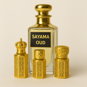 Sayama Oud Sweet Oud Perfume, Alcohol-Free Fragrance for Men & Women