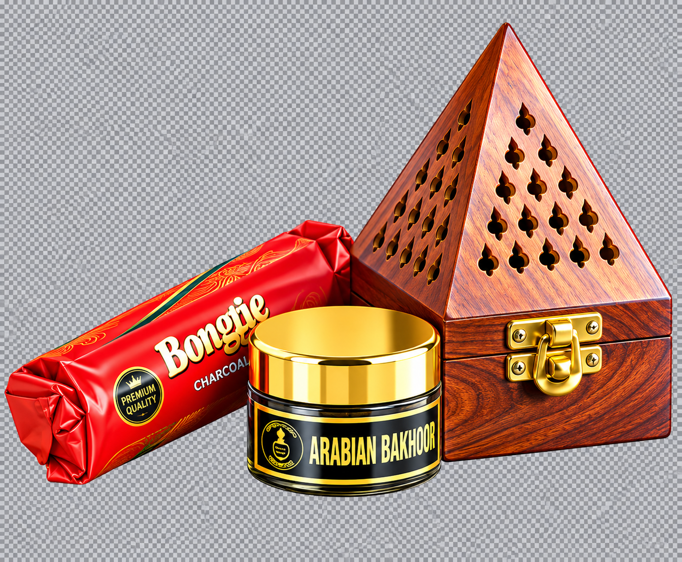 Premium Arabian Bakhoor & Charcoal Gift Set